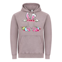 Vintage Zinc Easter bunny name frame Vintage Hoodie - OliviaCreatesArt