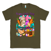Army Green Happy Easter Day truck Classic Tee - HowdyJamesFarm