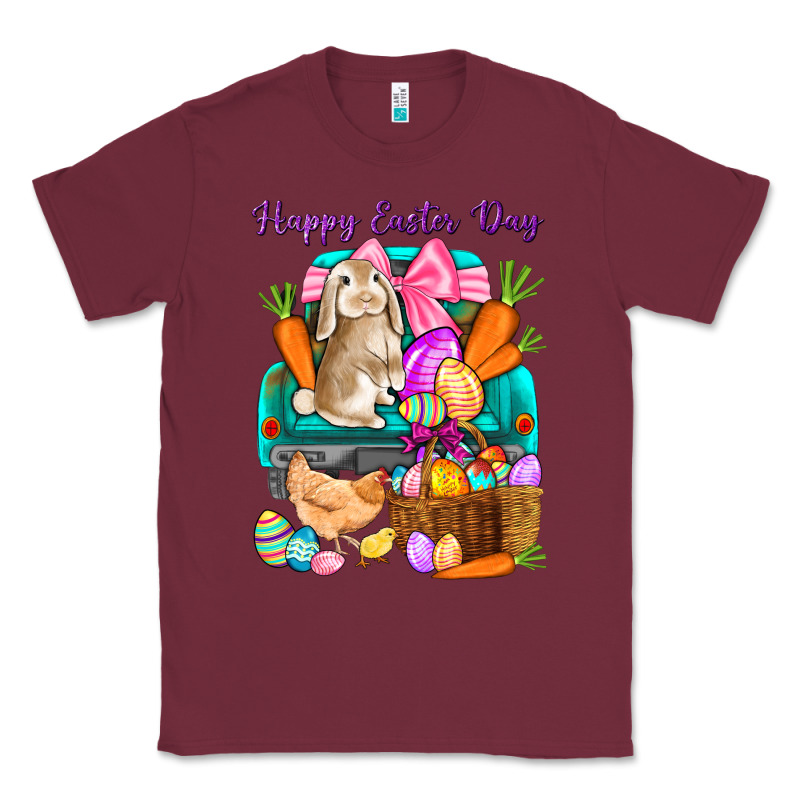Happy Easter Day Truck Classic Tee by HowdyJamesFarm | Teevron