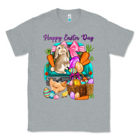 Heather Grey Happy Easter Day truck Classic Tee - HowdyJamesFarm