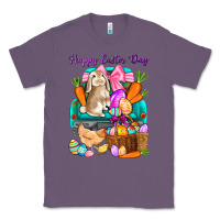 Lavender Happy Easter Day truck Classic Tee - HowdyJamesFarm