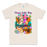 Natural Happy Easter Day truck Classic Tee - HowdyJamesFarm
