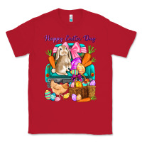 Red Happy Easter Day truck Classic Tee - HowdyJamesFarm