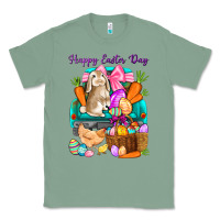 Sage Happy Easter Day truck Classic Tee - HowdyJamesFarm