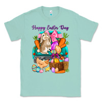 Seafoam Happy Easter Day truck Classic Tee - HowdyJamesFarm