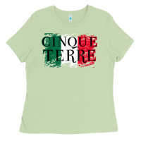 Matcha cinque terre italy travel distressed t shirt Ladies Tee - longCreatives