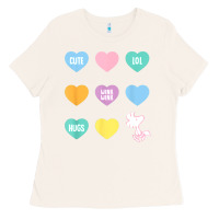 Bone peanuts valentine candy heart Ladies Tee - longCreatives