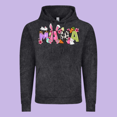 Easter Mama Vintage Hoodie Designed By Oliviacreatesart