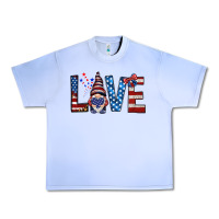 4th Of July Love Gnome Urban Heavy Tee | Teevron