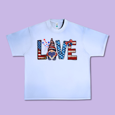 4th Of July Love Gnome Urban Heavy Tee Designed By Howdyjamesfarm