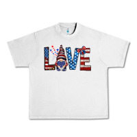 Lunar Rock 4th Of July love gnome Urban Heavy Tee - HowdyJamesFarm