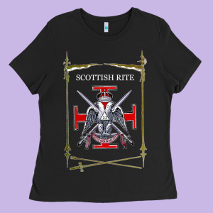 Scottish Rite Scottish Rite Of Freemasonry Gift Ladies Tee Designed By Longcreatives