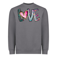 Storm Valentine Love Heavyweight Sweatshirt - CowhideDigitalArt