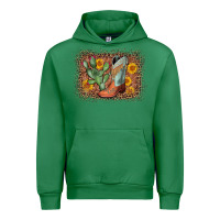 Emerald cowboy boots cactus leopard Urban Hoodie - AdoDesignShop