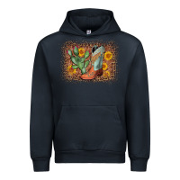 Navy cowboy boots cactus leopard Urban Hoodie - AdoDesignShop