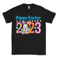 Black Happy Easter 2023 Easter Day Classic Tee - HowdyJamesFarm