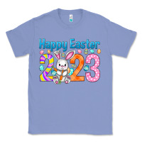 Colony Blue Happy Easter 2023 Easter Day Classic Tee - HowdyJamesFarm