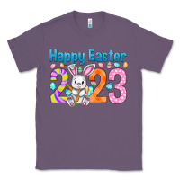 Lavender Happy Easter 2023 Easter Day Classic Tee - HowdyJamesFarm
