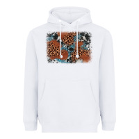 White leopard cowhide background Heavyweight Hoodie - BarkalooDesign