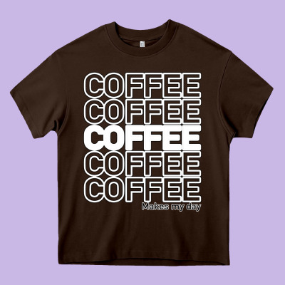 Coffee Makes Heavy Core Tee Designed By Bettercallsaul