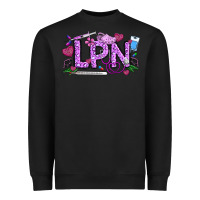 Black Valentine LPN Heavyweight Sweatshirt - CowhideDigitalArt
