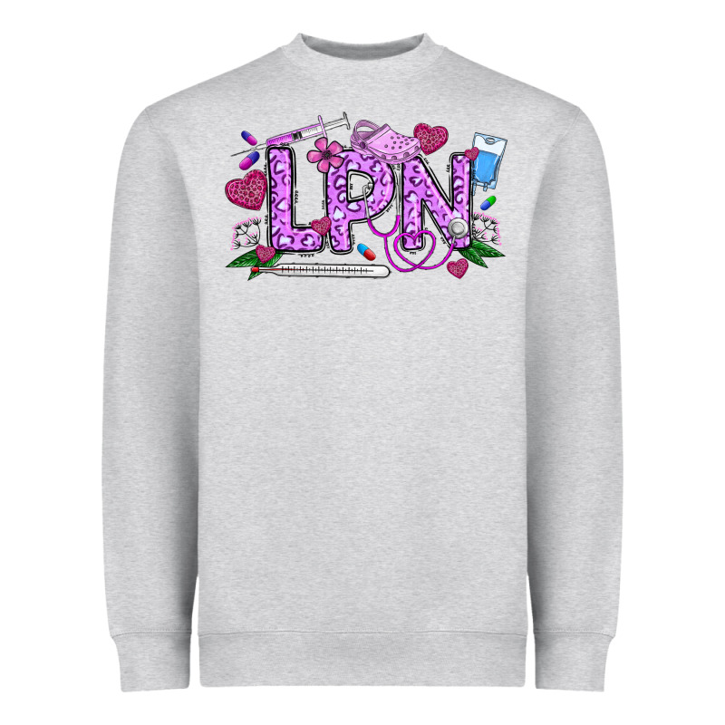Valentine Lpn Heavyweight Sweatshirt by CowhideDigitalArt | Teevron