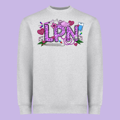 Valentine Lpn Heavyweight Sweatshirt Designed By Cowhidedigitalart