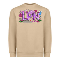 Mushroom Valentine LPN Heavyweight Sweatshirt - CowhideDigitalArt