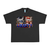 Pigment Black Sweet land of liberty 4th of july Urban Heavy Tee - CowGirlArtShop