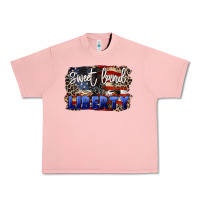 Salmon Sweet land of liberty 4th of july Urban Heavy Tee - CowGirlArtShop