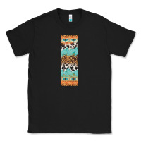 Black fall pattern Classic Tee - Artiststas