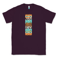 Plum fall pattern Classic Tee - Artiststas