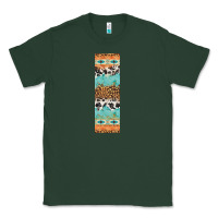 Sports Green fall pattern Classic Tee - Artiststas
