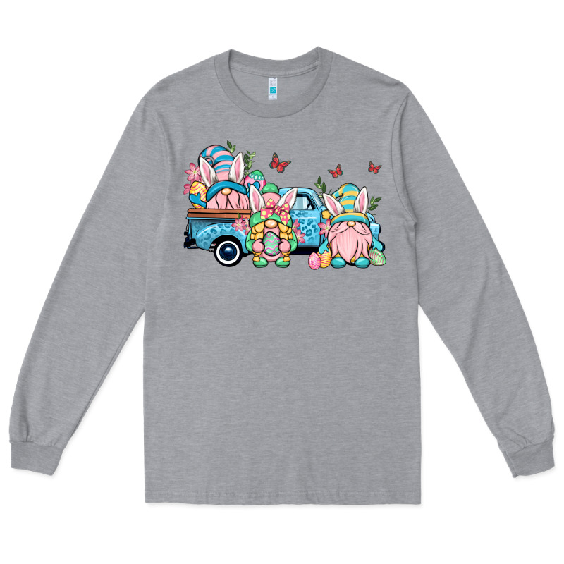 Easter Gnomes Truck Long Sleeve Tee by OliviaCreatesArt | Teevron