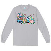 Moon Dust Easter gnomes truck Long Sleeve Tee - OliviaCreatesArt