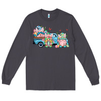 Smoke Easter gnomes truck Long Sleeve Tee - OliviaCreatesArt