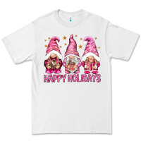 White Happy holidays with gnomes Premium Tee - NancyCooperArtShop