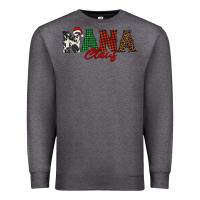 Charcoal Heather nana claus Premium Sweatshirt - BarkalooDesign