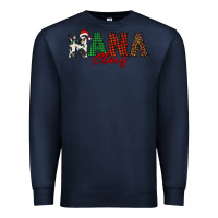Navy nana claus Premium Sweatshirt - BarkalooDesign