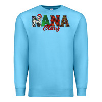 Ocean Blue nana claus Premium Sweatshirt - BarkalooDesign