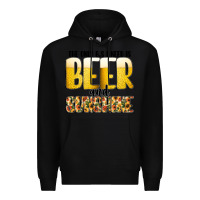 Black The Only c B s I NeedIs Beer And Sunshine Premium Hoodie - CowhideDigitalArt
