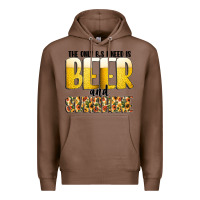 Chestnut The Only c B s I NeedIs Beer And Sunshine Premium Hoodie - CowhideDigitalArt