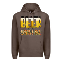 Coffee The Only c B s I NeedIs Beer And Sunshine Premium Hoodie - CowhideDigitalArt