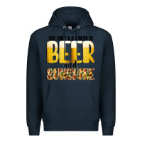 Navy The Only c B s I NeedIs Beer And Sunshine Premium Hoodie - CowhideDigitalArt