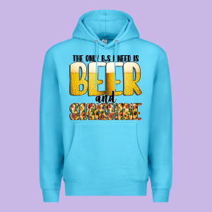 The Only C B S I Needis Beer And Sunshine Premium Hoodie Designed By Cowhidedigitalart