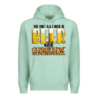 Seafoam The Only c B s I NeedIs Beer And Sunshine Premium Hoodie - CowhideDigitalArt