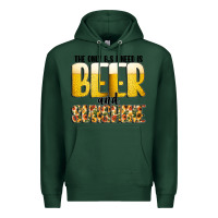 Sports Green The Only c B s I NeedIs Beer And Sunshine Premium Hoodie - CowhideDigitalArt