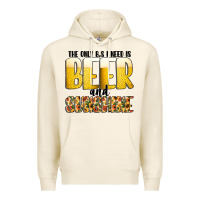 Tofu The Only c B s I NeedIs Beer And Sunshine Premium Hoodie - CowhideDigitalArt
