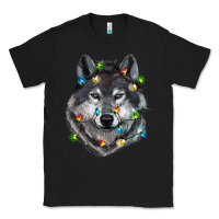 Black Christmas with wolf Classic Tee - RanaPortraitStore