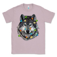 Lilac Christmas with wolf Classic Tee - RanaPortraitStore